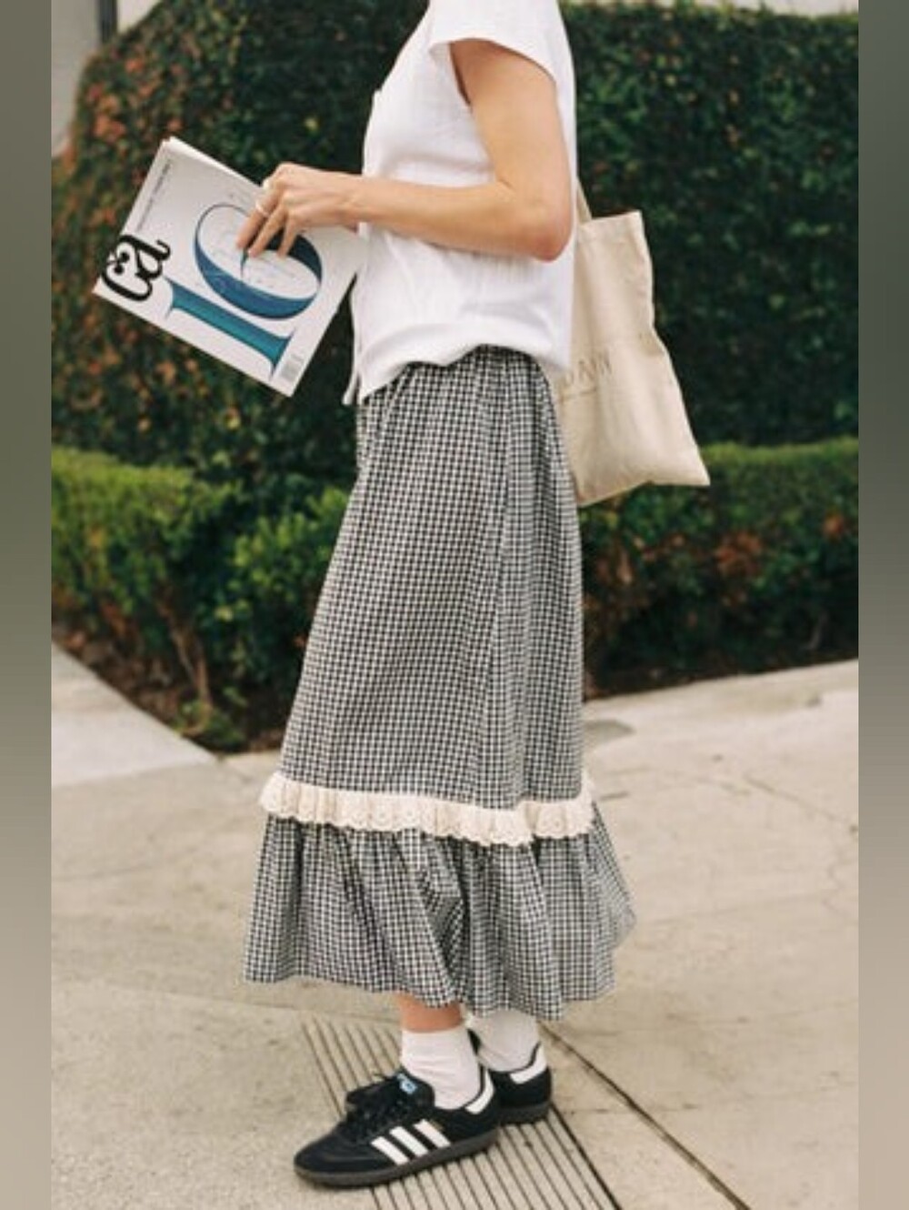 Small Christy Dawn Mariana Skirt In Midnight Picnic